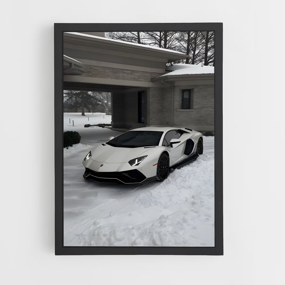 Poster Aventador Éblouissant – affiche Lamborghini (vue 2)